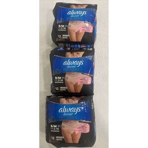 Always Discreet Boutique Disposable‎ Underwear - S/M - Maximum Absorbency, 36 ct